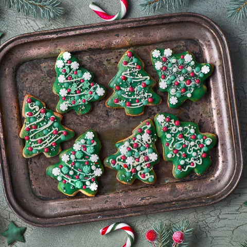 Cortadores TUZICAKE para casa navideña, crea detalles festivos en galletas y pasteles.