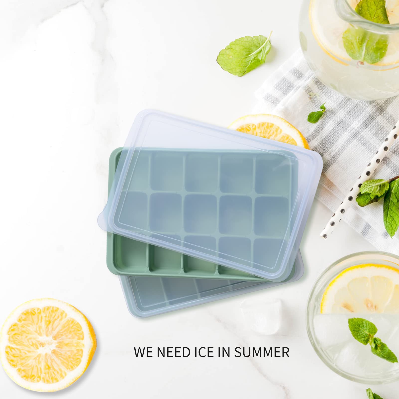 Tvmania cubiteras de hielo aptas para microondas y congelador