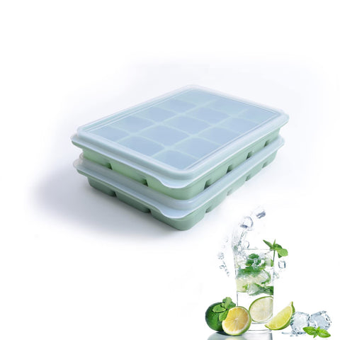 Tvmania cubiteras de hielo con tapas removibles para mantener la frescura