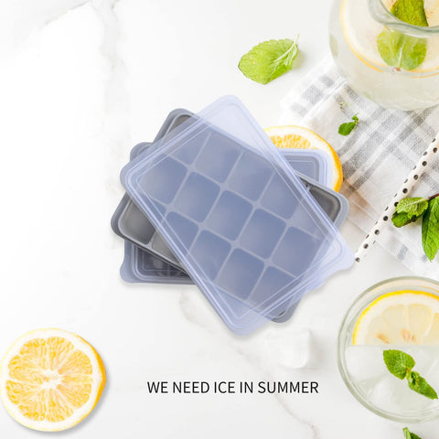 Tvmania dimensiones de bandeja hielo 7,3x5,1 pulgadas, tamaño práctico