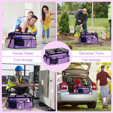 TWINDLE Caddy en casa, acceso rápido a sprays, toallas y guantes.