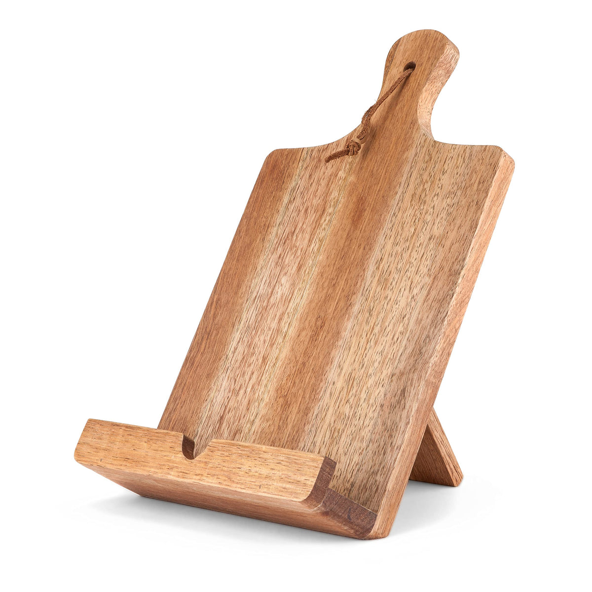 Twine: soporte libro cocina acacia, base estable para recetas y tabletas durante la cocción
