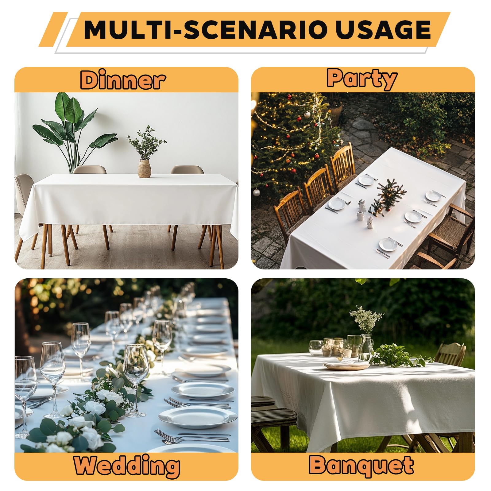 Mantel TwinRPET para bodas y eventos, añade elegancia.