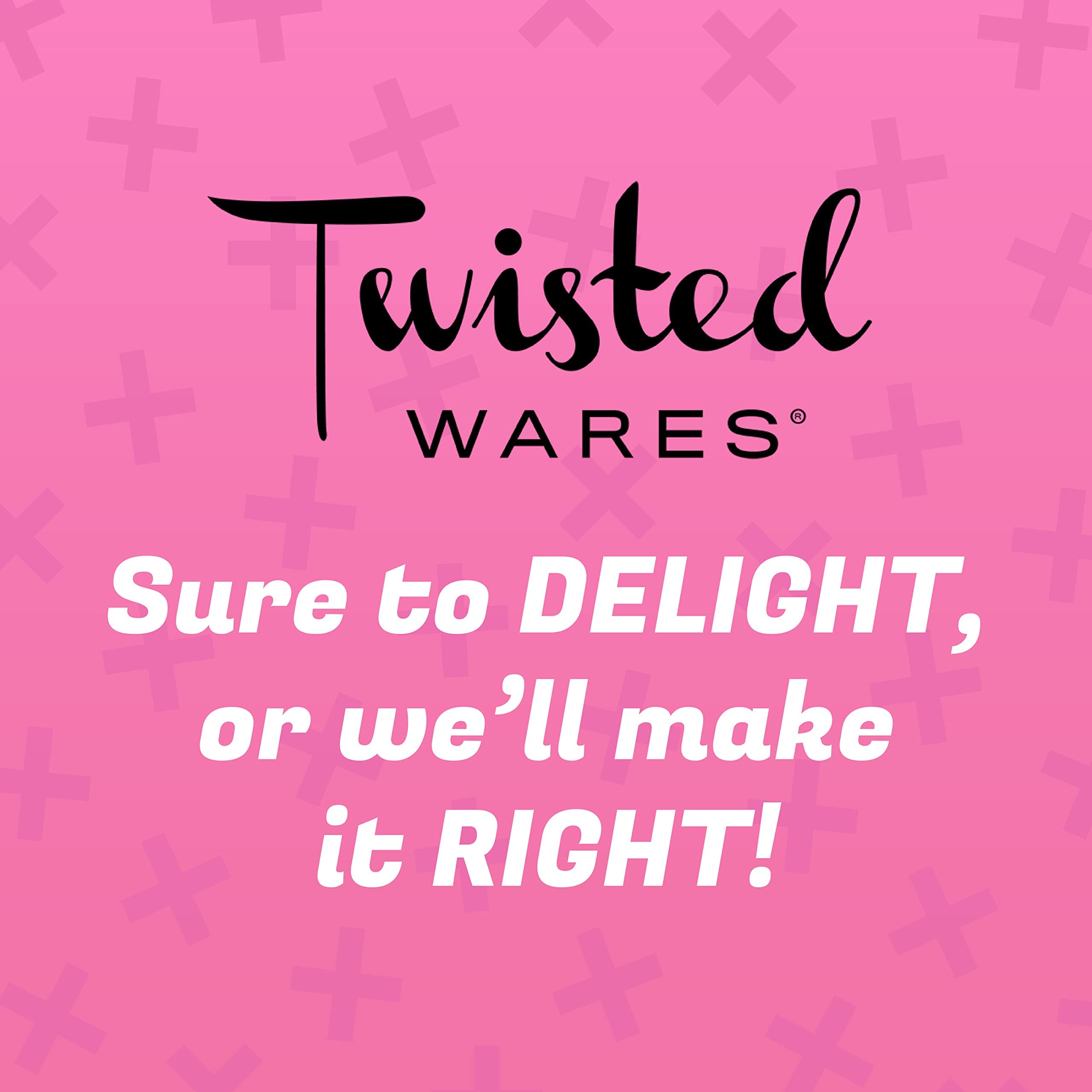Twisted Wares para bodas y cumpleaños con humor sutil.