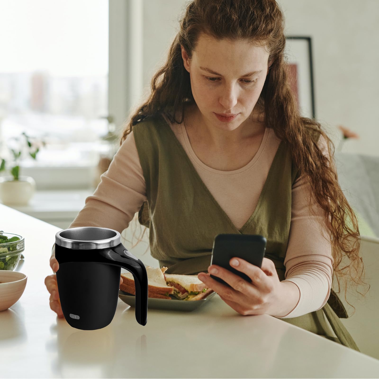 TXLOOK Taza Limpieza Fácil: limpieza sencilla con agua corriente.