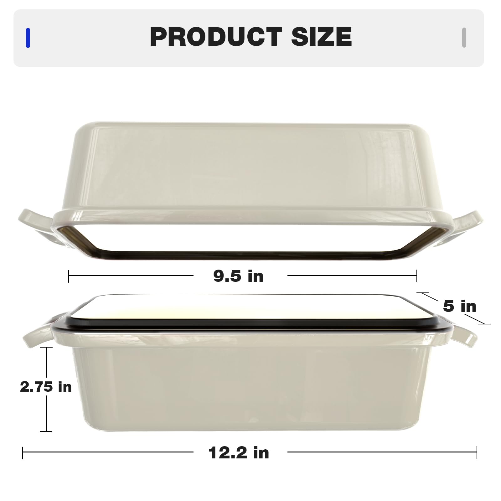 Tydanix 9x5, tapa cerrada que conserva vapor para interior tierno y corteza