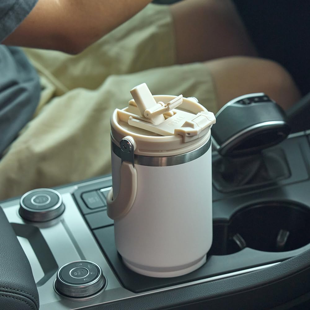 TYESO tumbler con mango ergonómico, cómodo de llevar todo el día
