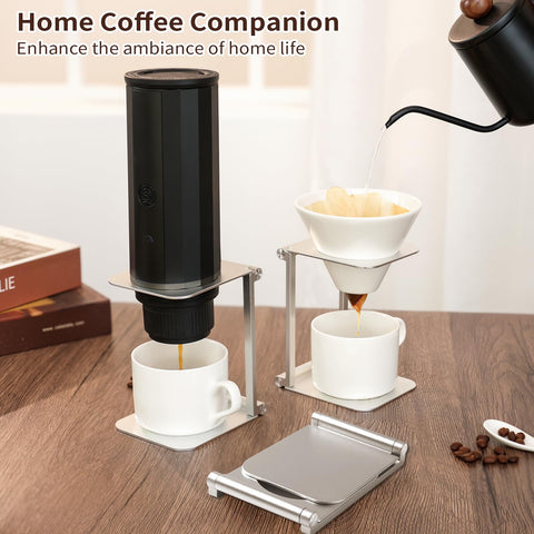 TYGHF base para cafe portátil, soporte estable para uso diario.