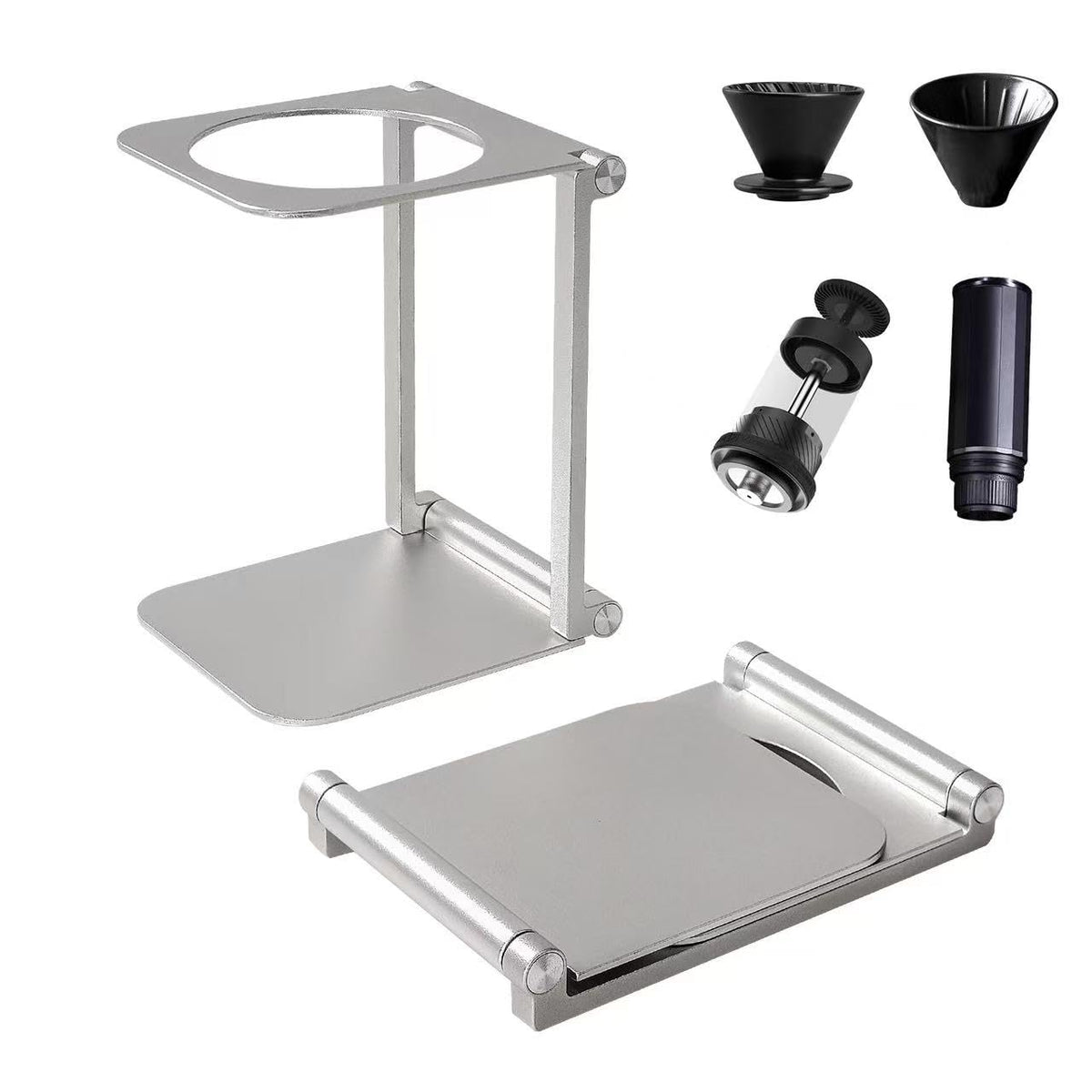 TYGHF soporte café goteo plegable ideal para viajes y espacios reducidos.