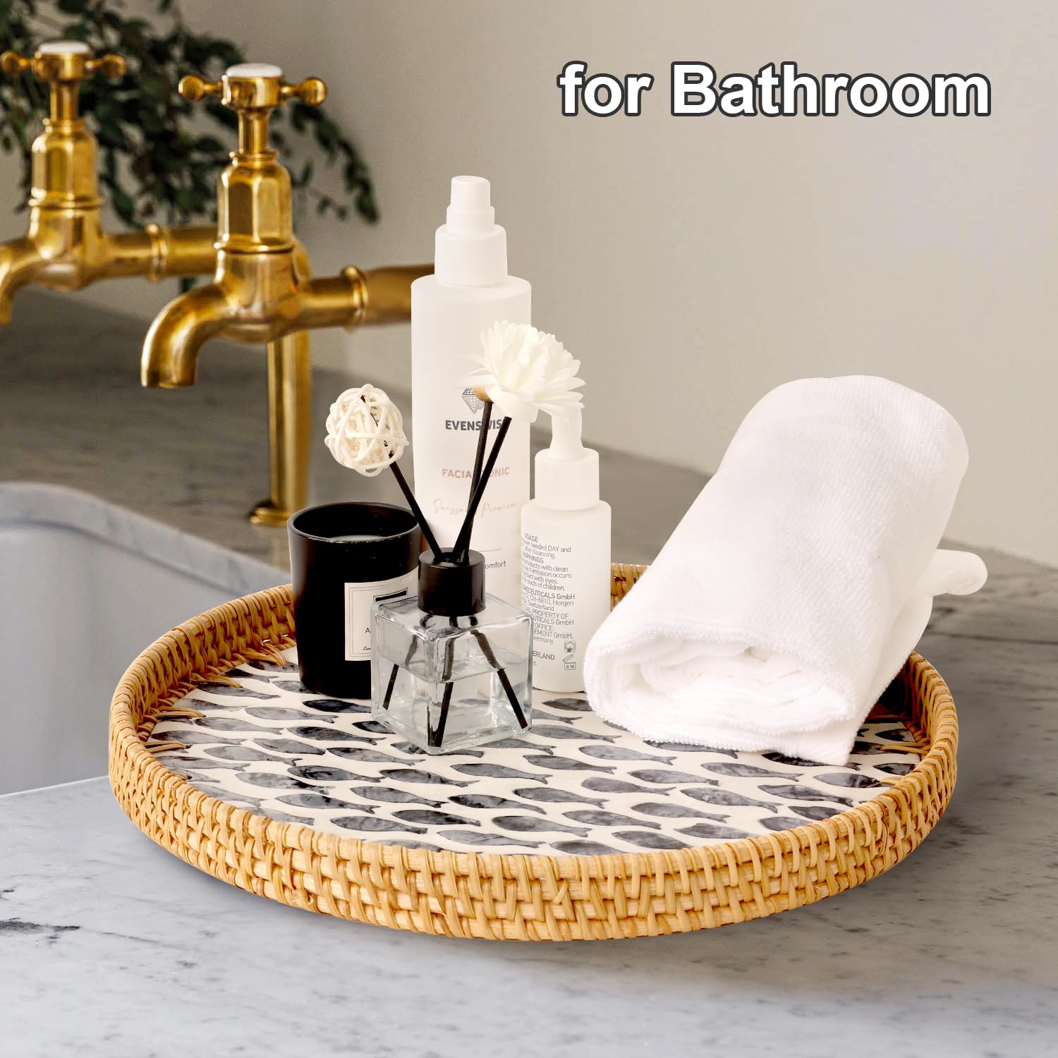 Bandeja decorativa de Tynulox para sala de estar o dormitorio