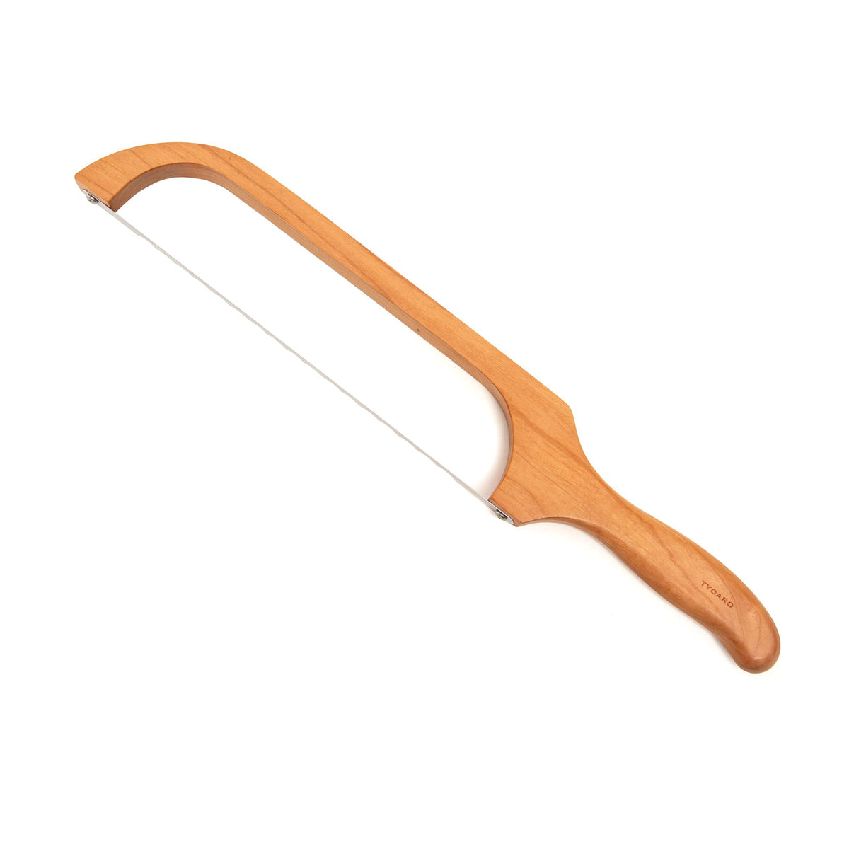 TYOARO cuchillo pan arco 16 pulgadas, hoja serrada para rebanar hogazas sin aplastar