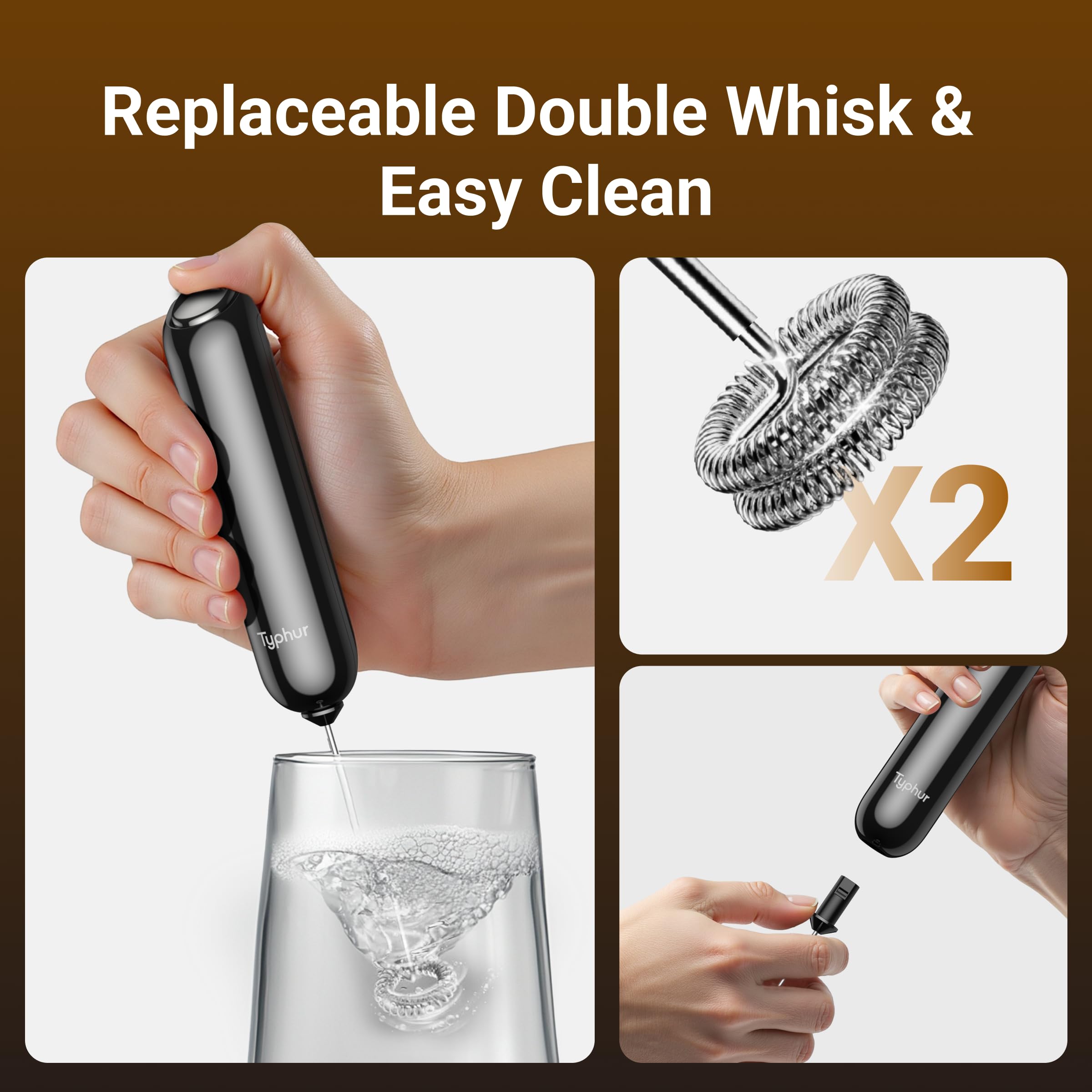 Typhur InstaWhisk ideal para matcha y batidos de proteína
