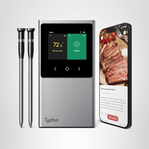 Diseño resistente de Typhur Sync para horno, parrilla y ahumador.