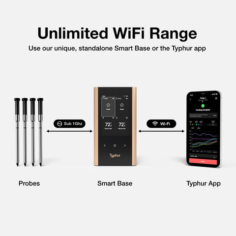 Typhur Sync Gold: resistencia al calor 932°F para parrillas al aire libre