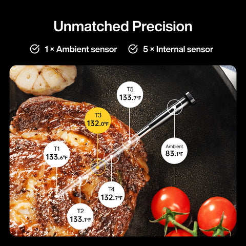 Typhur Sync One, sonda de carne precisa para definir puntos de cocción.