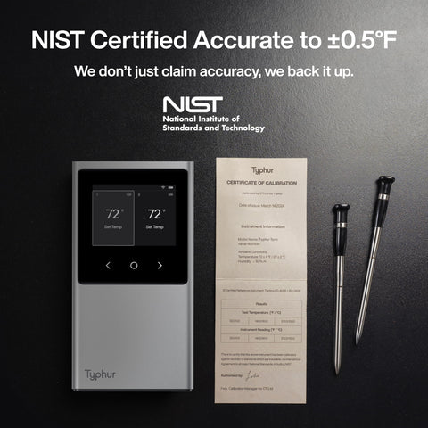 Precisión NIST de Typhur Sync para resultados consistentes.