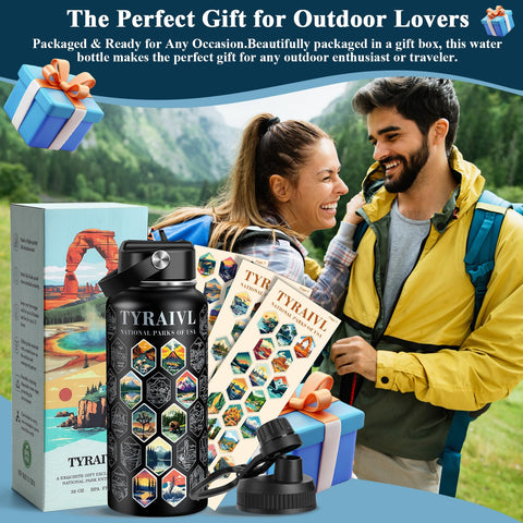 Tyraivl escena de aventuras al aire libre, ideal para camping.