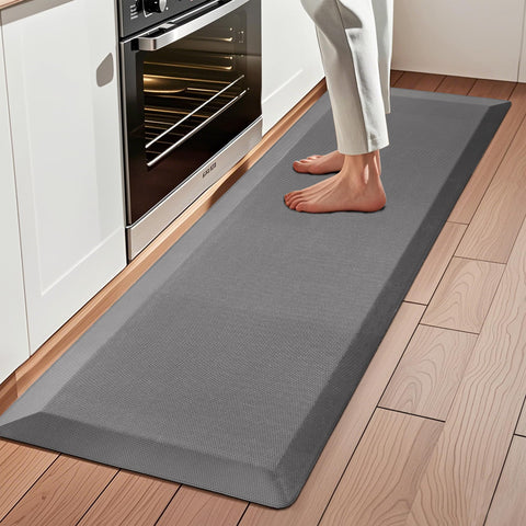 Tyrot Alfombra antifatiga para cocina, vista frontal 20x48, ofrece apoyo cómodo al estar de pie.