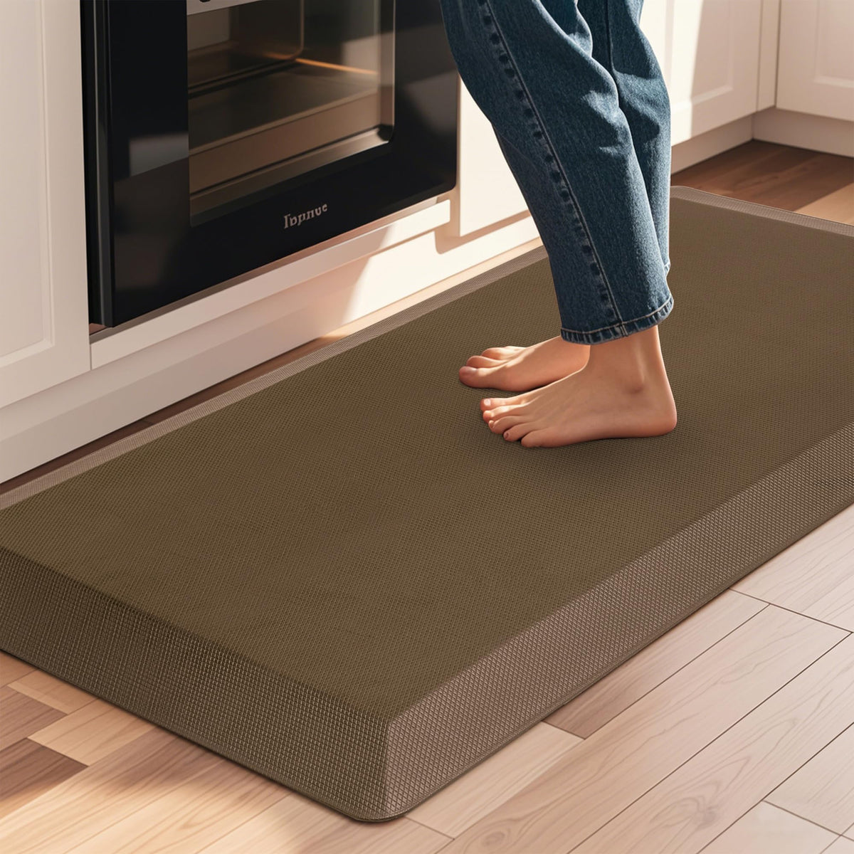 Tyrot alfombrilla antifatiga para cocina 20x39, cómodo soporte para pies y espalda