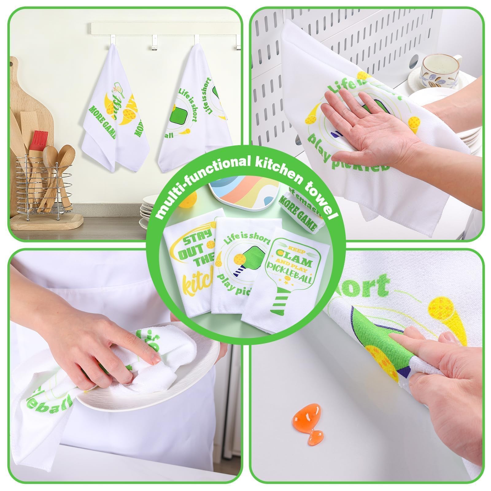 Toallas TYUUKL para uso diario en cocina y baño.