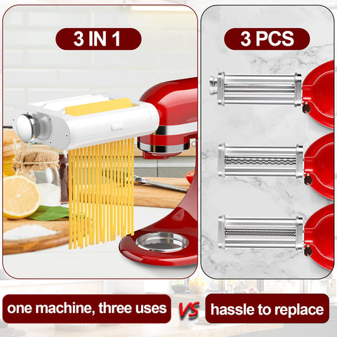TZCYOTO Pasta Maker cortador Fettuccine para platos caseros sabrosos