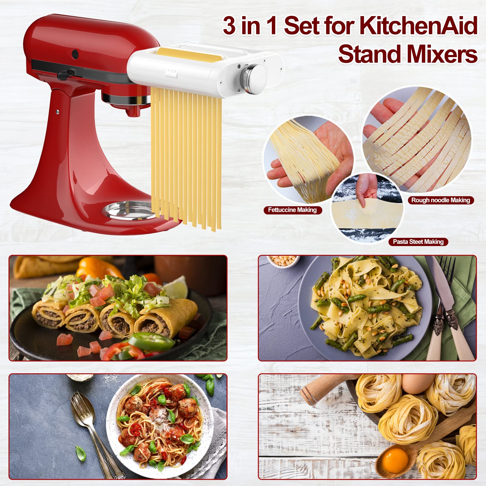 TZCYOTO Pasta Maker regalo ideal para cocineros y aficionados
