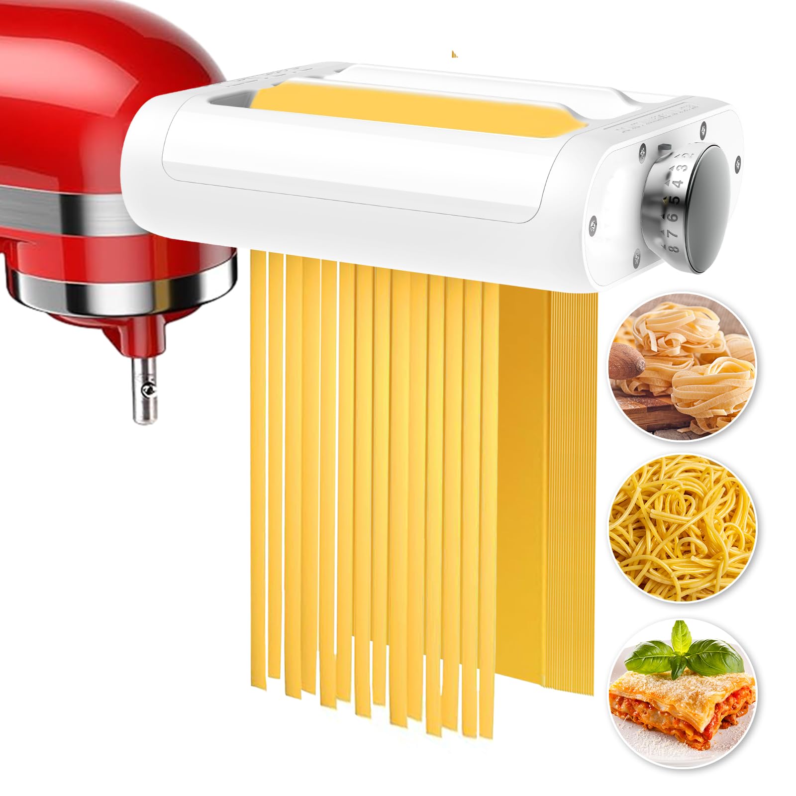 TZCYOTO Pasta Maker rodillo de laminas para láminas uniformes y fáciles de cortar