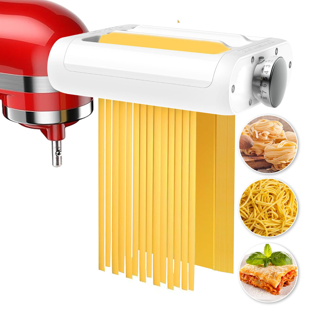 TZCYOTO Pasta Maker rodillo de laminas para láminas uniformes y fáciles de cortar