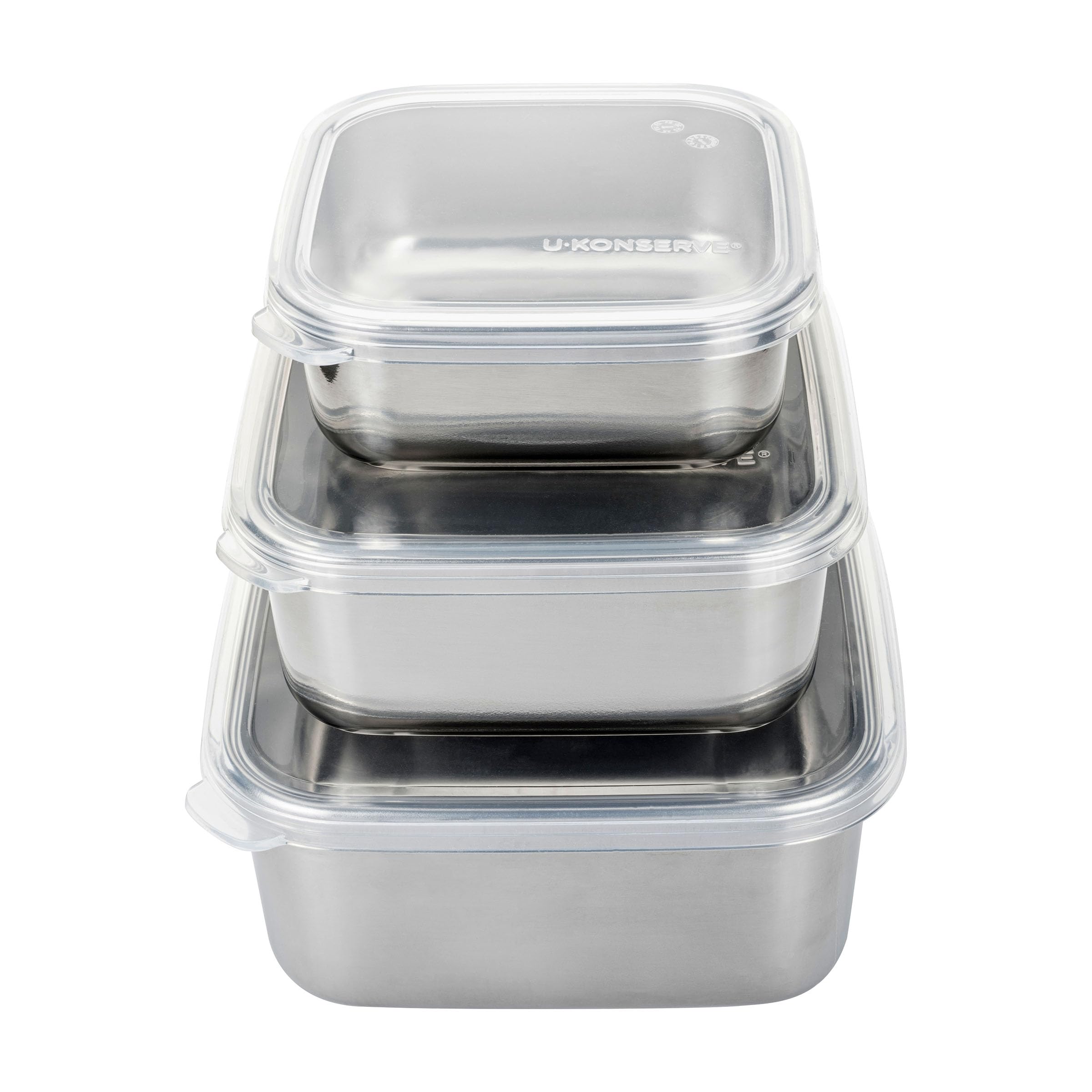 U Konserve contenedor acero inoxidable 15 oz con tapa, ideal para almuerzos y almacenamiento seguro.