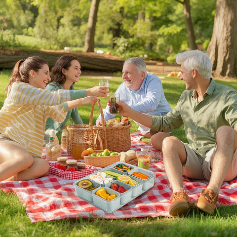 U-QE snackle bandeja amplia desmontable para servir aperitivos
