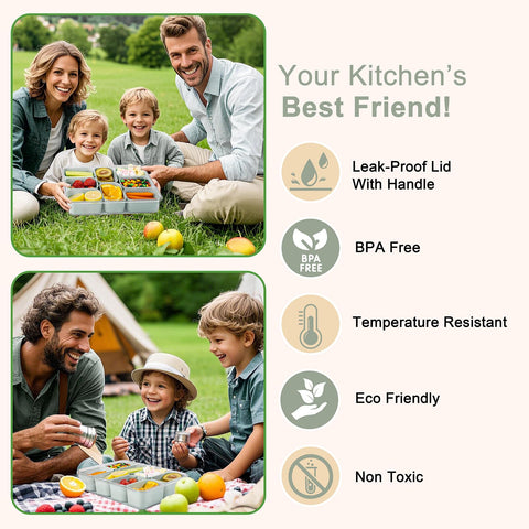 U-QE snackle uso para almuerzo escolar y meriendas