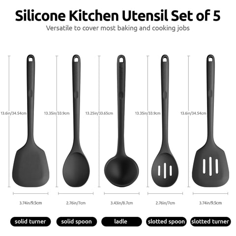 U-Taste cuchara silicona para superficies antiadherentes, evita rayar