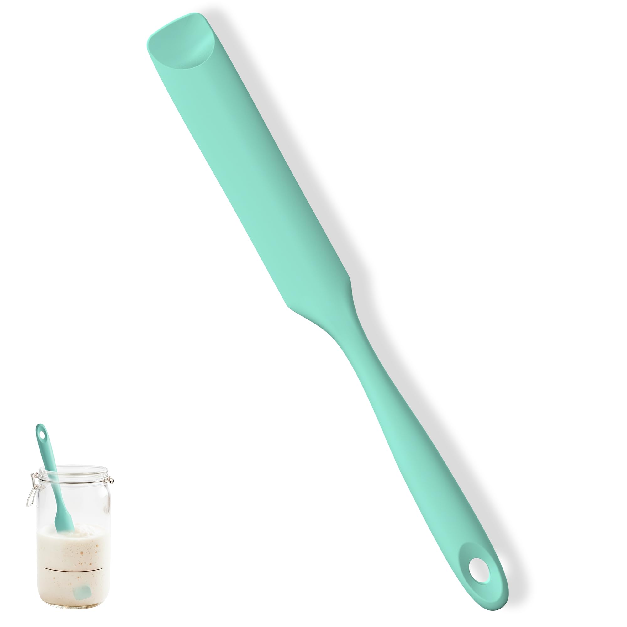 Espátula U-Taste para tarro masa madre alcanza fondo