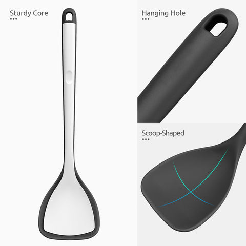 Espátula U-Taste construcción sin costuras para durabilidad