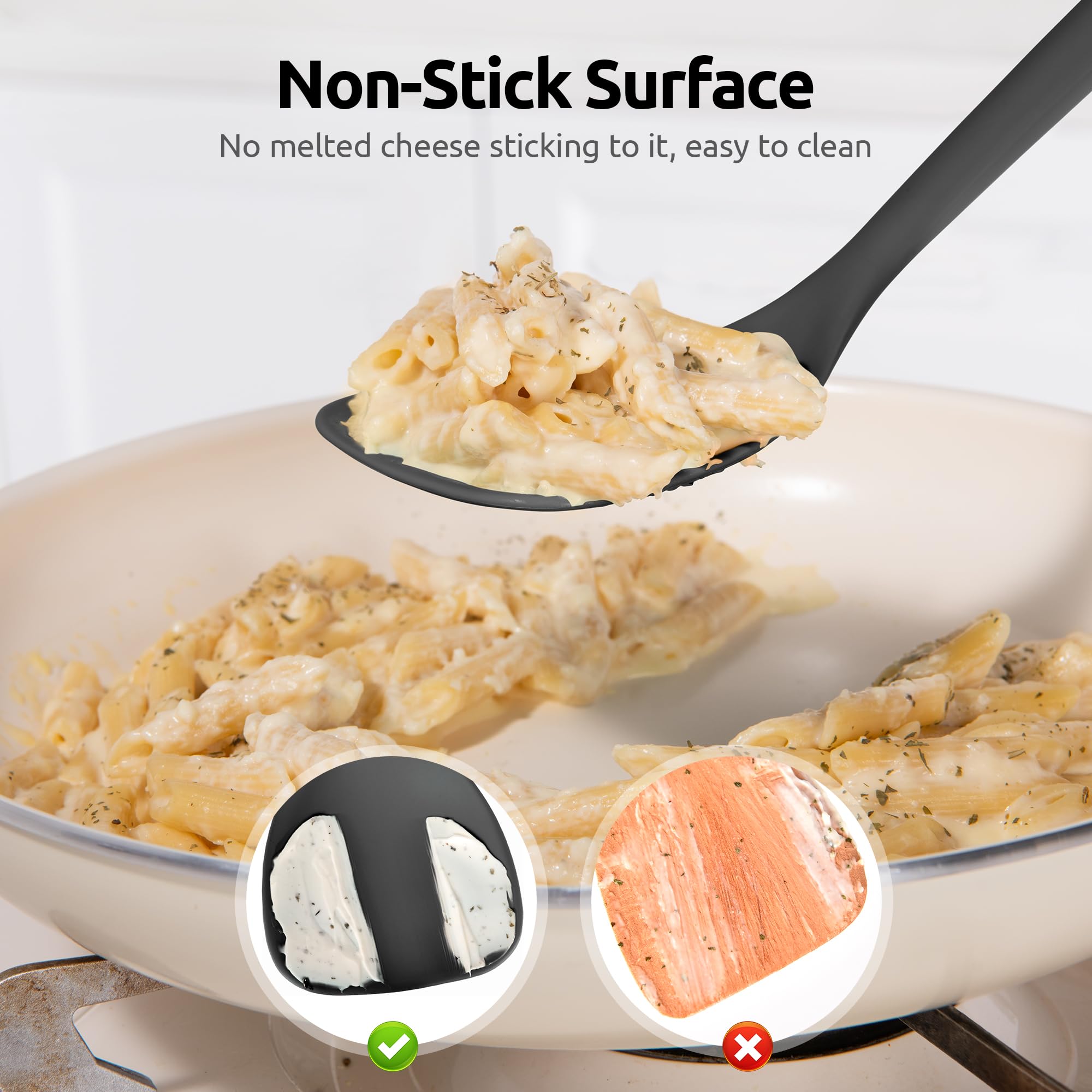 Espátula U-Taste versátil para saltear, servir y raspar
