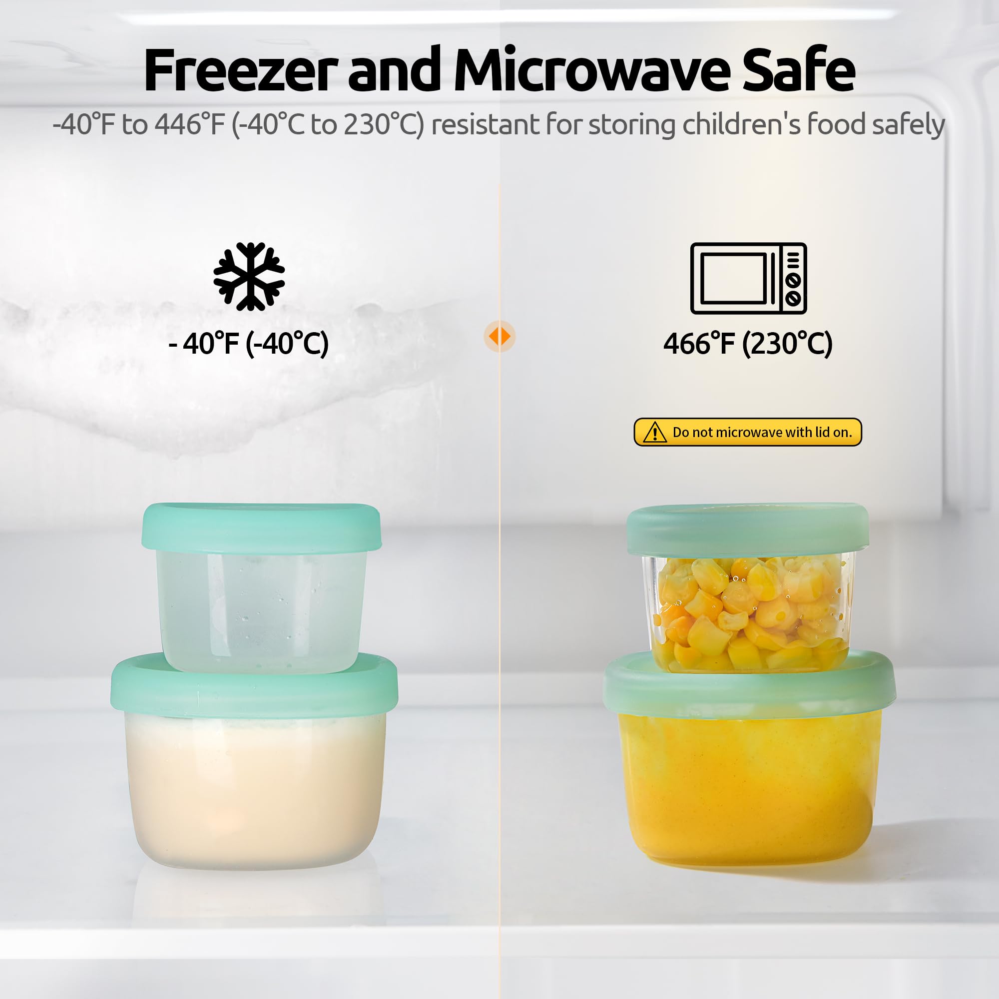Medidas oz y ml visibles en U-Taste para porciones precisas