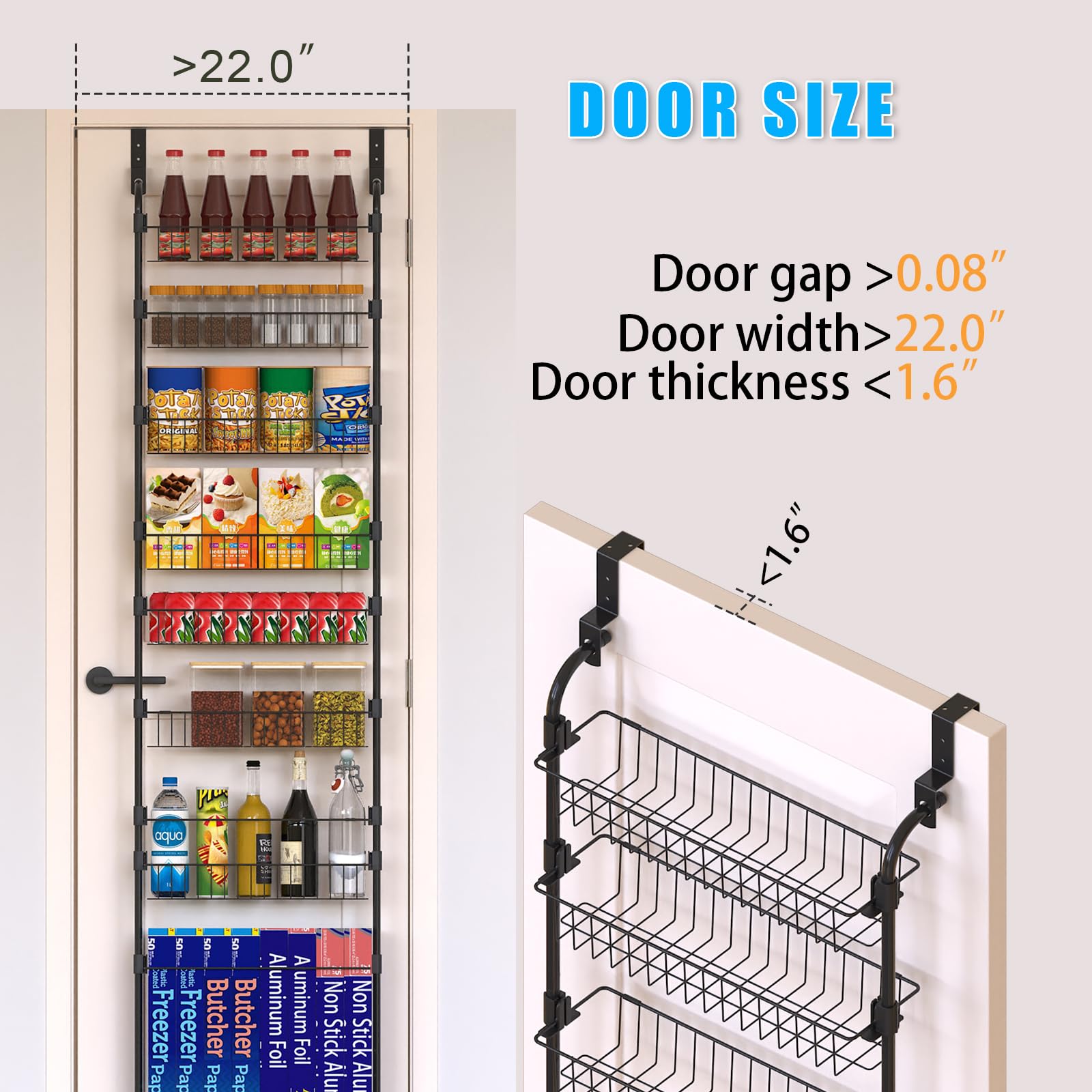 Estructura de metal duradera de Uardfti para latas y frascos