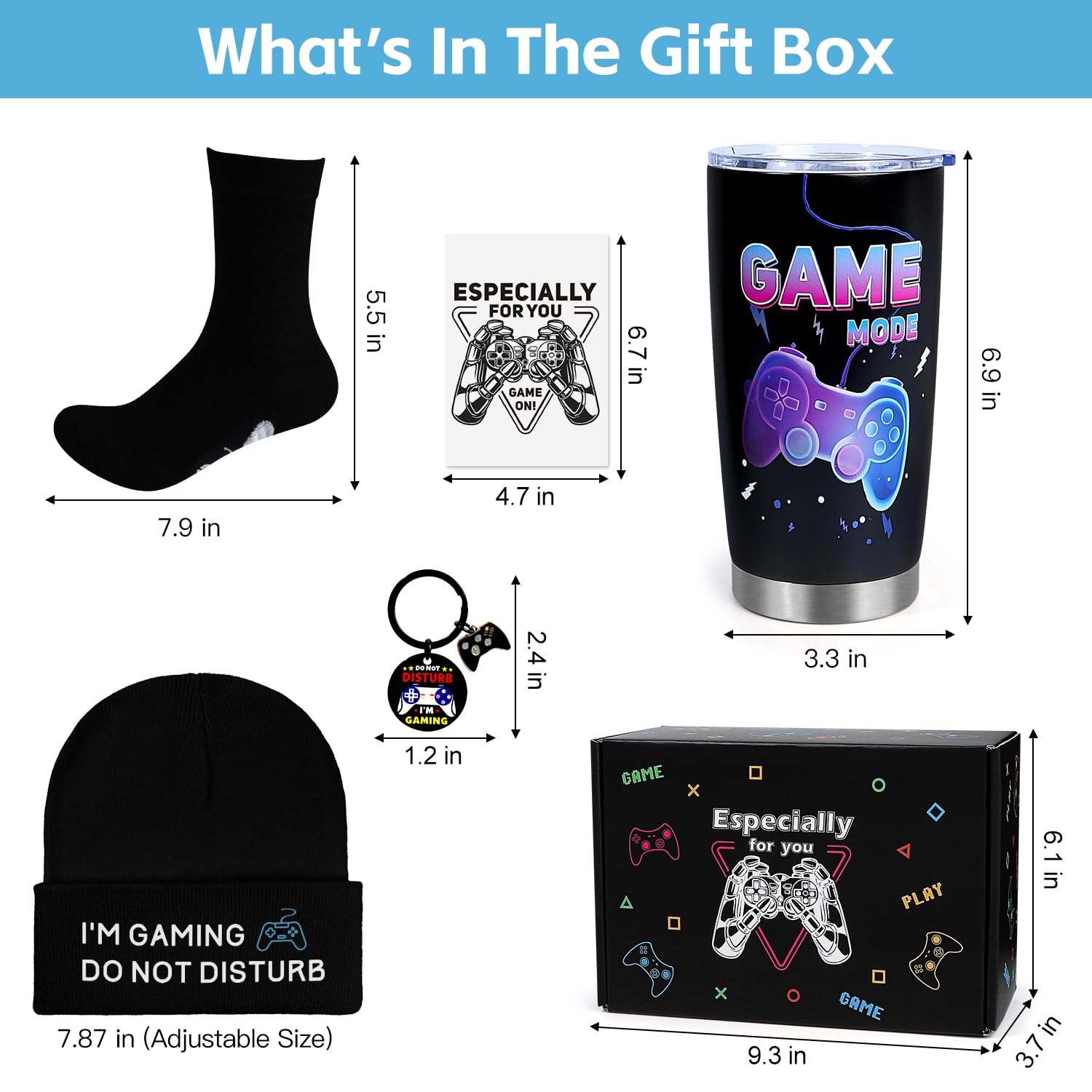 Caja regalo de UAREHIBY para todo el set, presentación lista