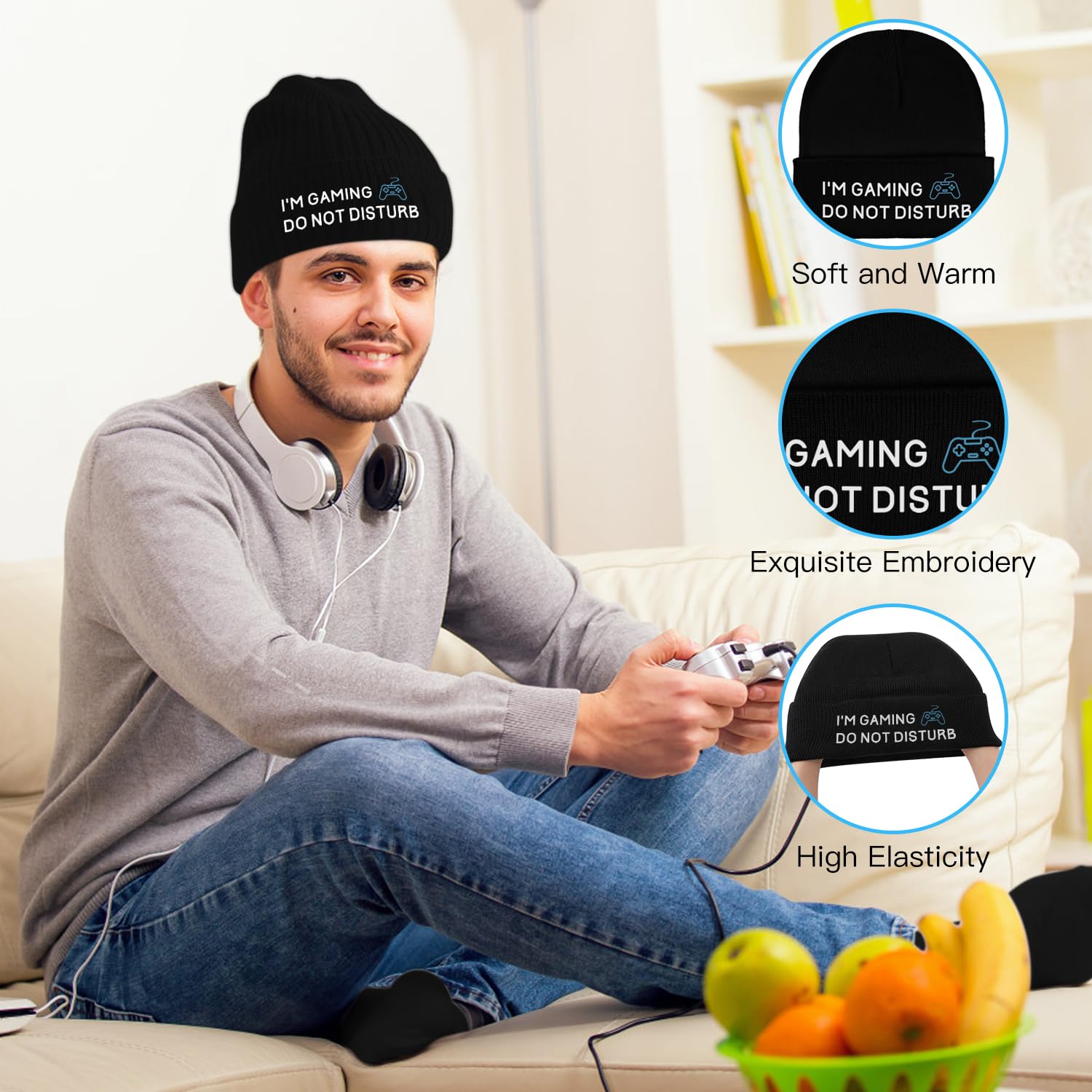 Llavero de UAREHIBY para gamers, práctico para llaves y mochilas