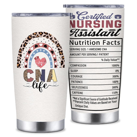 Ubdaycup CNA Gifts Tumbler con tapa cierre seguro para evitar derrames durante el transporte