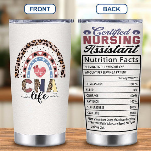 Ubdaycup CNA Gifts Tumbler ideal para el trajín hospitalario y recorridos cortos