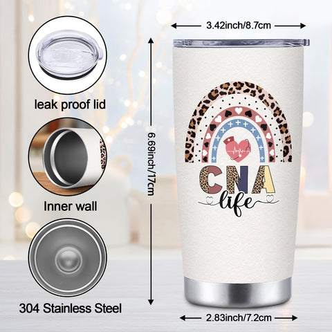 Ubdaycup CNA Gifts Tumbler uso con una mano para beber sin perder foco