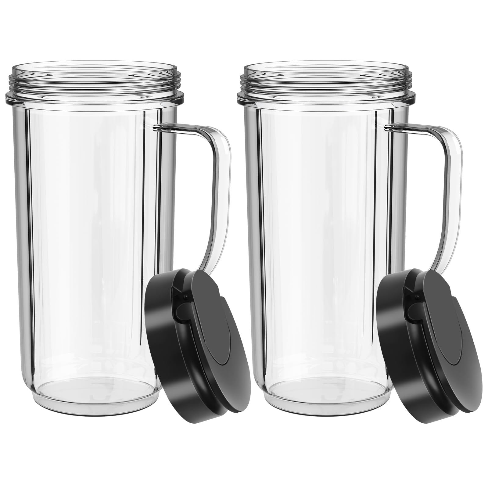 UBYNID Magic Bullet 22oz con tapa flip para batidos sin derrames.