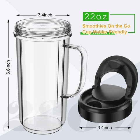 UBYNID 22oz taza alta para batidos en casa o la oficina.