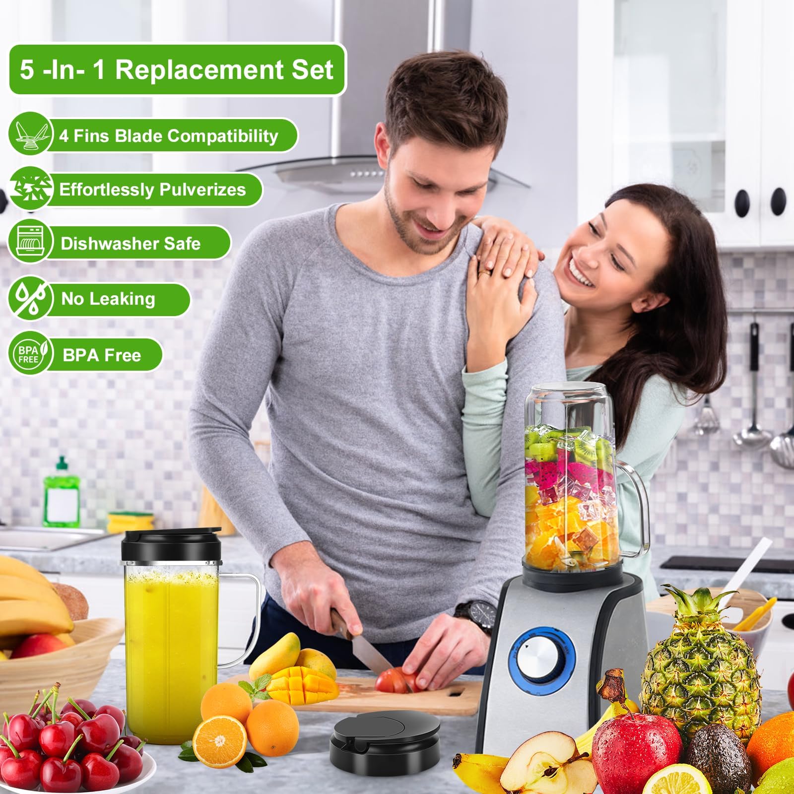 UBYNID compatible MB1001: uso seguro con Magic Bullet 250W.