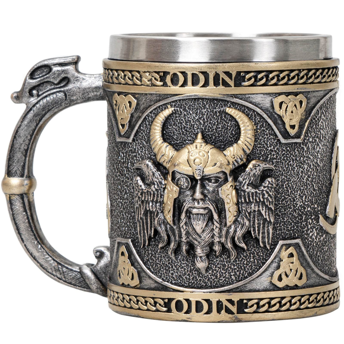 UCOMINS Odin, jarra vikingo, vista frontal ideal para colección