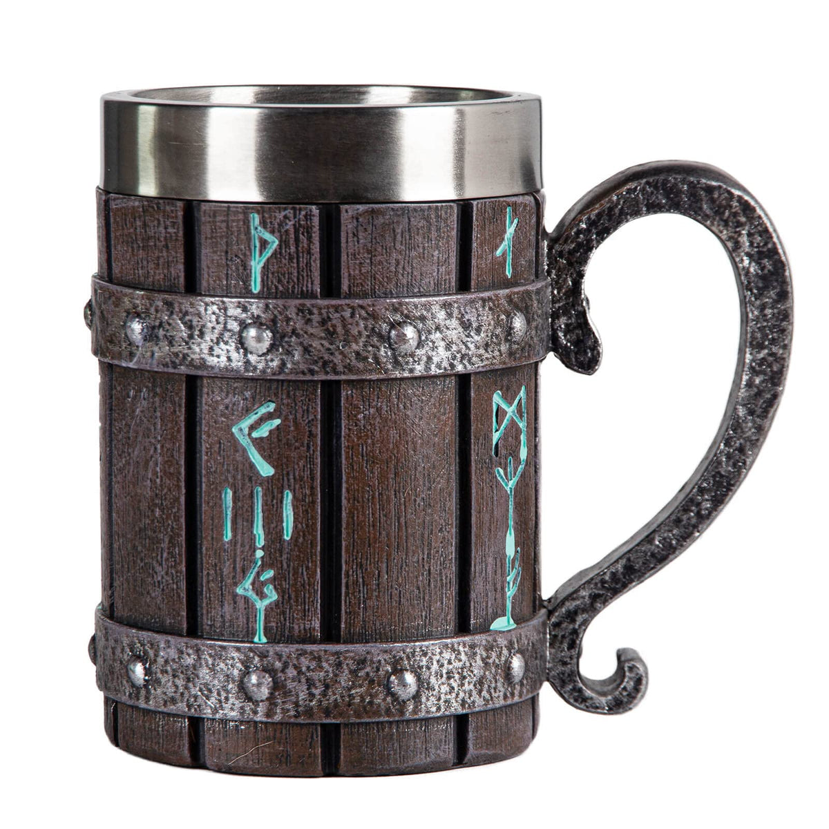 Taza UCOMINS con runa nórdica, ideal para bebidas calientes o frías