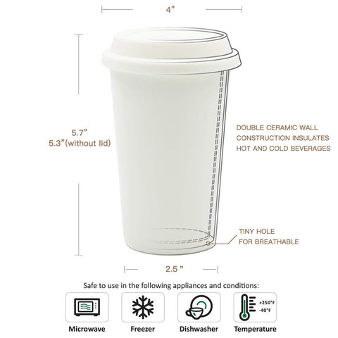 UDMG manga cerámica ergonómica para sujetar la taza con comodidad