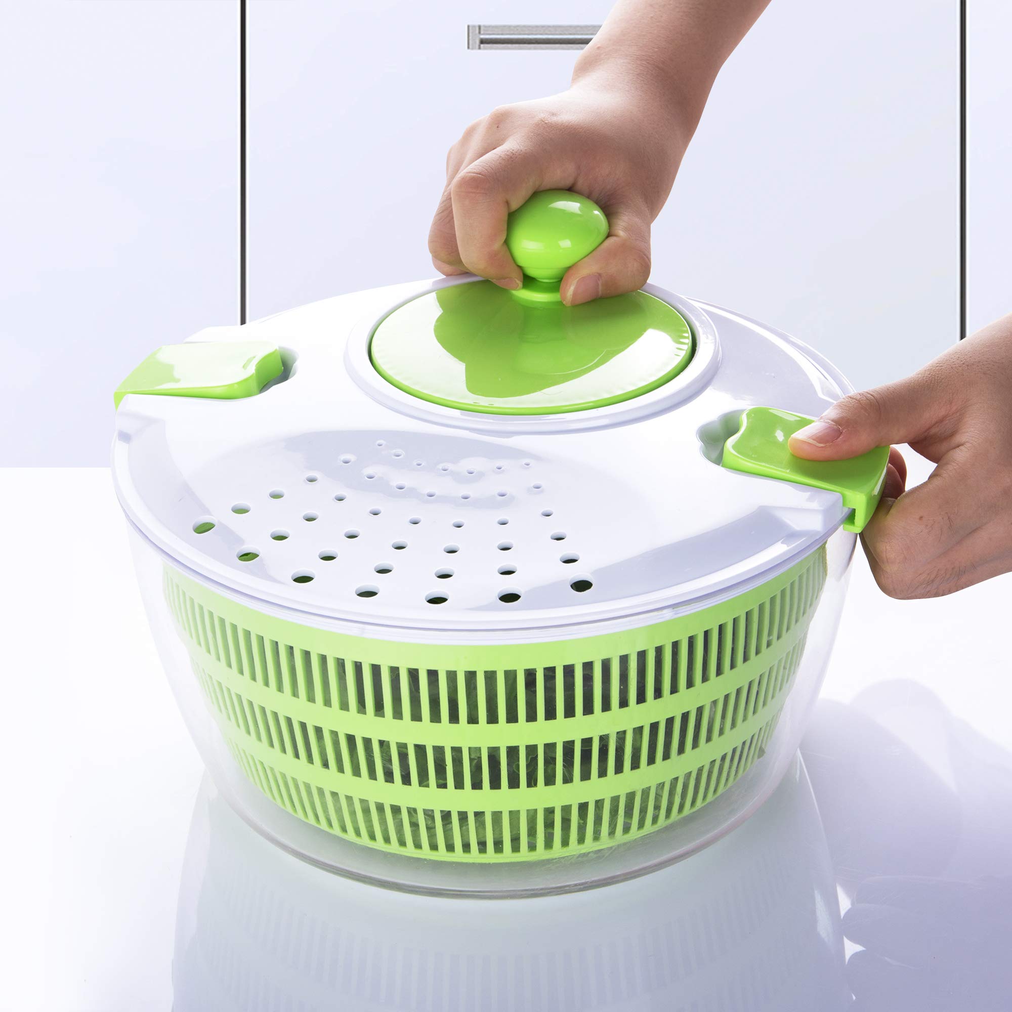 ufengke secador de vegetales, secado uniforme para verduras frescas.