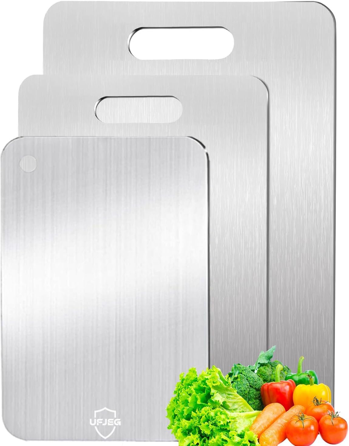UFJEG tabla de titanio, vista de superficie amplia para cocina